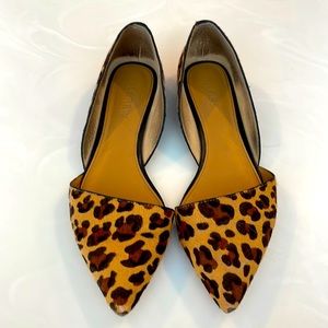 J Crew Leopard Print D’orsay flats